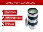 Protect your Canon lens graphic