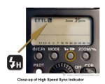 Canon 580EX II High Speed Sync LCD Indicator