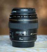 My Canon 85mm f/1.8 lens