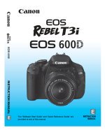 One of the most useful Canon T3i Accessories is the Canon T3i Manual - Photo of Cover