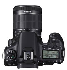 canon 70D With 18-55mm Lens Attached