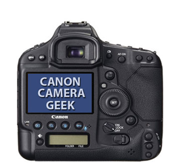Canon EOS 1D C LCD Screen