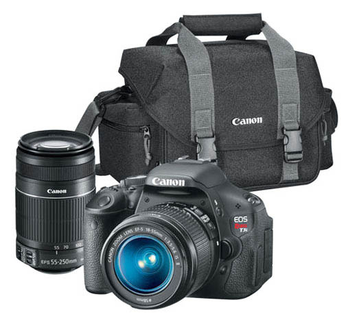 Canon Camera with 2 lenses and bag blog.knak.jp