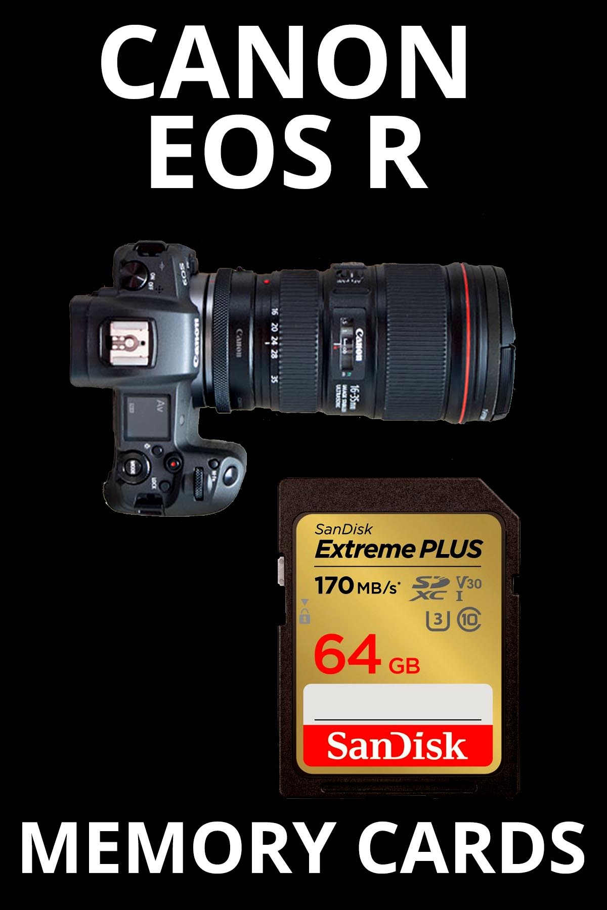 Canon R memory card