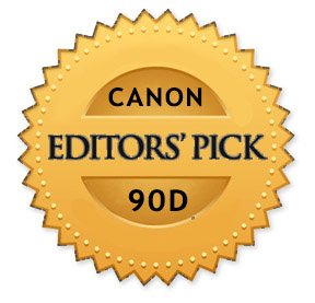 Canon 90D editors pick award